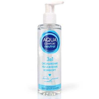 Лубрикант на водной основе AQUA COMFORT hot secret NEUTRAL 195г