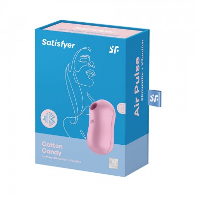 Вакуумно-волновой стимулятор с вибрацией Satisfyer Cotton Candy J2018-270-2