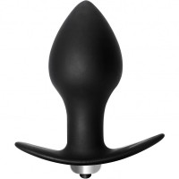 Вибрирующая анальная пробка для ношения «Bulb Anal Plug Black» Lola Toys 5006-03