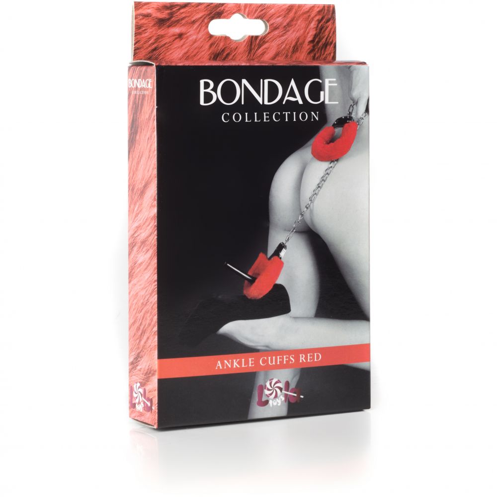 Оковы на ноги "Ankle Cuffs Red" Lola Toys 1020-02