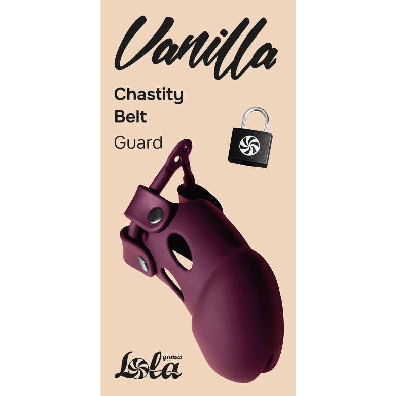 Пояс верности «Belt Guard Vanilla Wine Red», Lola 1177-02