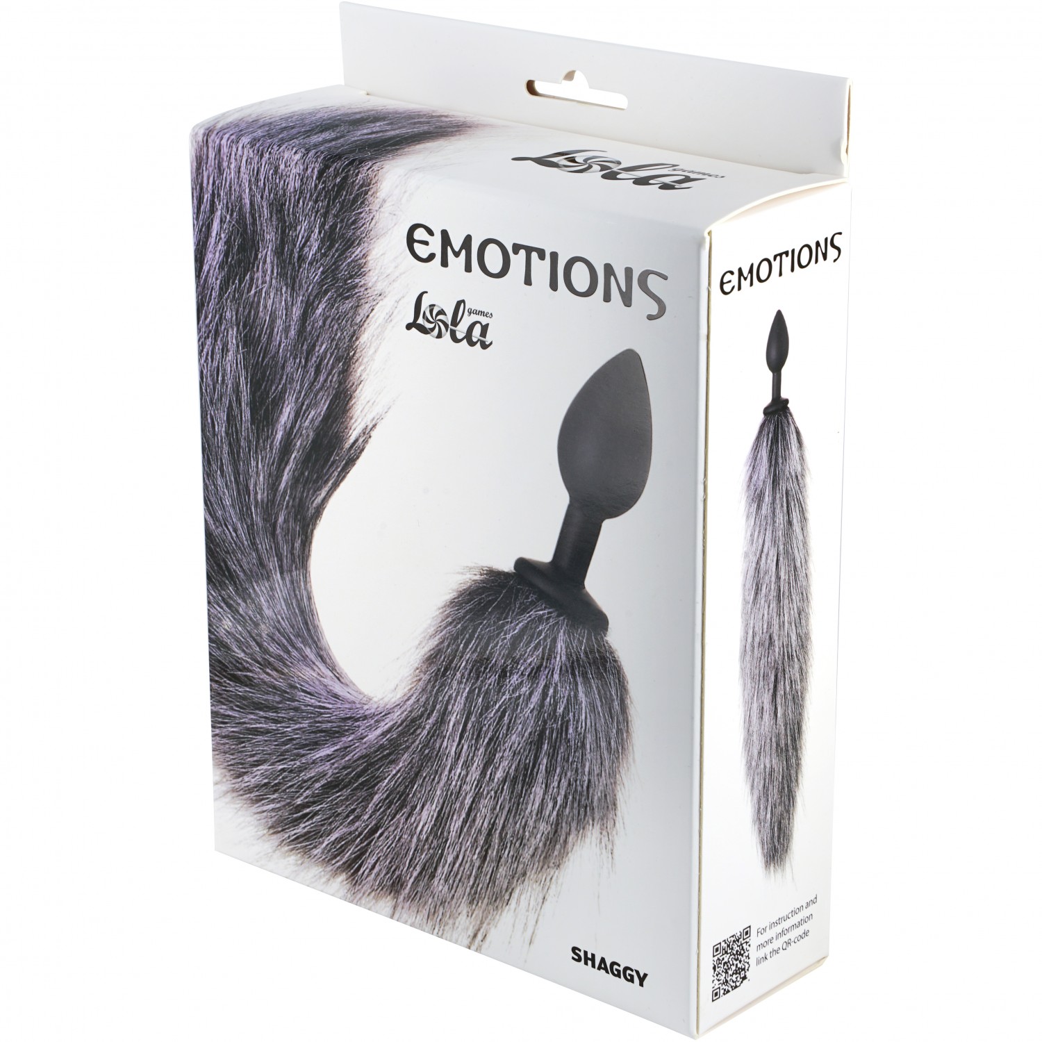 Анальная пробка с хвостом «Emotions Shaggy», Lola Toys 4050-01
