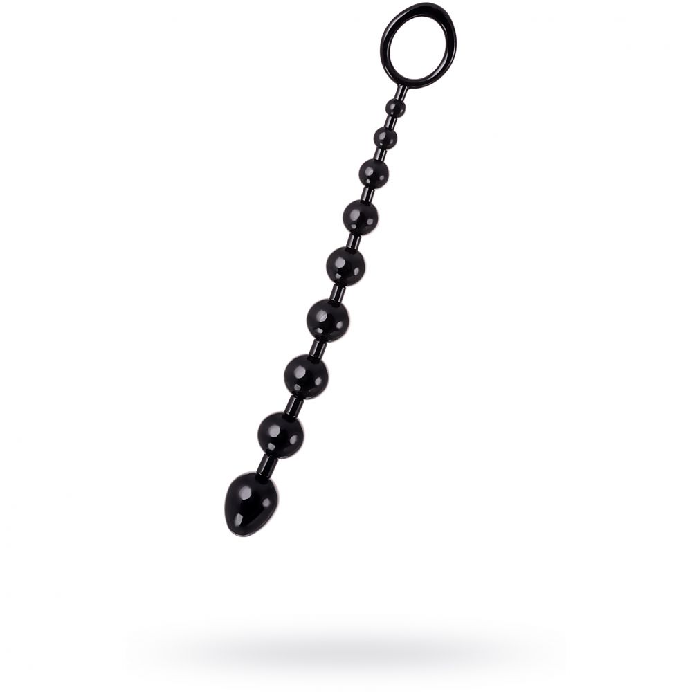 Анальная цепочка «Anal Beads» с кольцом, A-Toys 761310