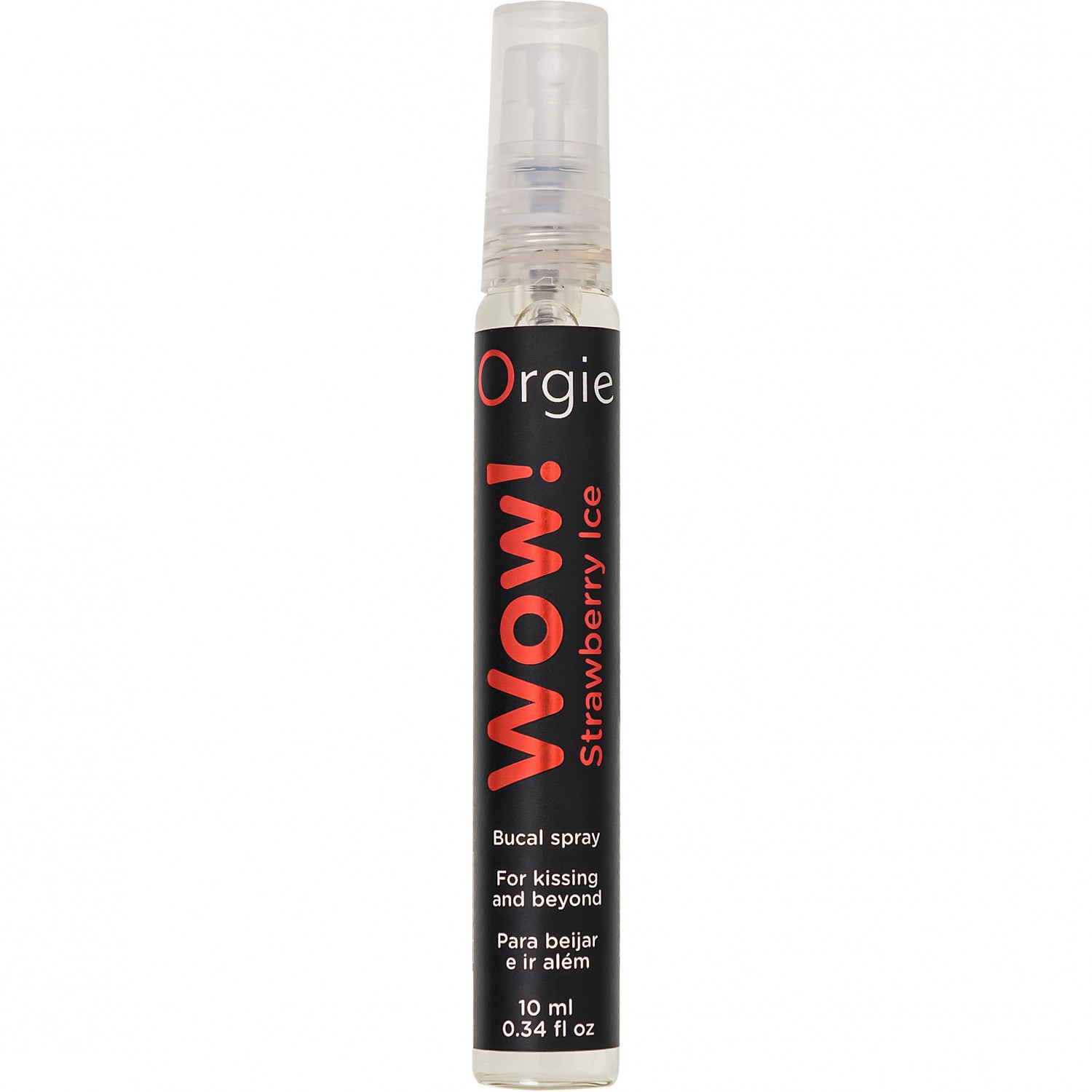 Orgie Оральный спрей «WOW Strawberry Ice Blowjob Spray» с охлаждающим и возбуждающим эффектом, 10 мл